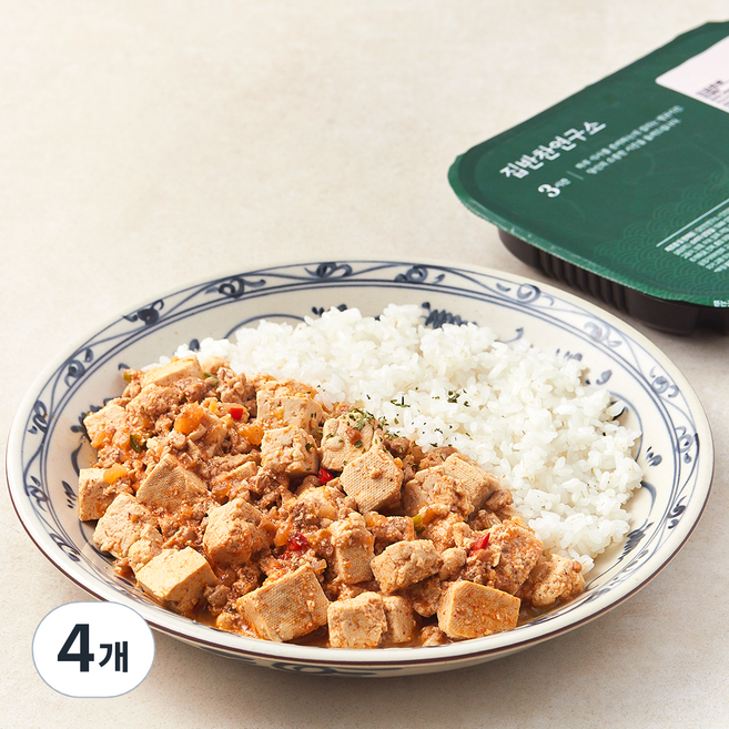 집반찬연구소 마파두부, 350g, 4개