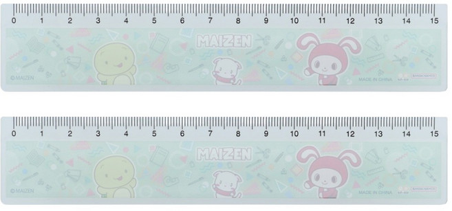 sun-star 直尺 15cm, MAIZEN, 2支