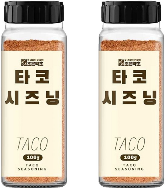 조은약초 타코 시즈닝, 100g, 2개