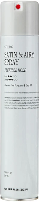 커리쉴 새틴 앤 에어리 스프레이, 300ml, 1개 - 쿠팡