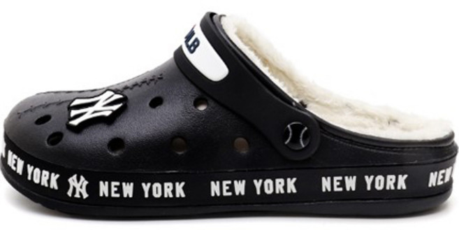 MLB 뉴욕양키스 레인보우 캠핑 방한 슬리퍼