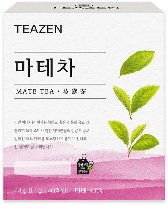 티젠 로스트 마테차, 1.1g, 40개입, 1개