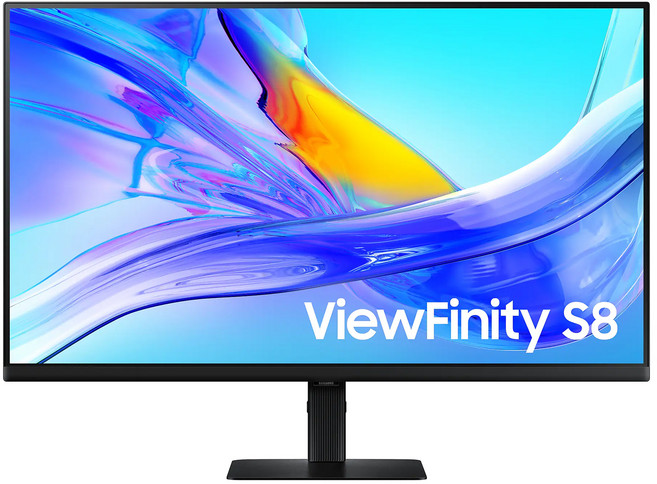 SAMSUNG 三星 27型 4K ViewFinity S8 創作者專業螢幕 IPS/Type-C/90W/sRGB 99%升降旋轉, 27吋, S27D806UAC