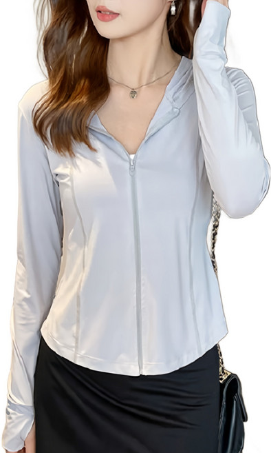 冰絲修身防曬衣