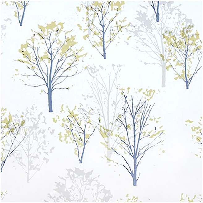 玻璃貼, 叢林小樹