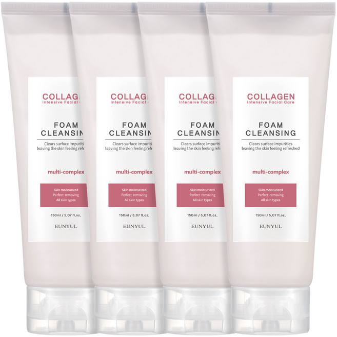 은율 콜라겐 인텐시브 페이셜 폼클렌저, 150ml, 4개