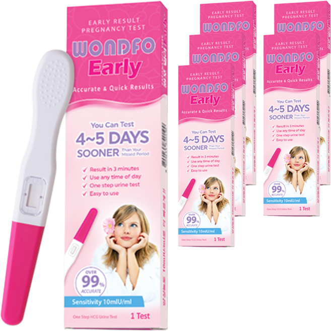 원포 얼리 임신테스트기, 1개입, 6개