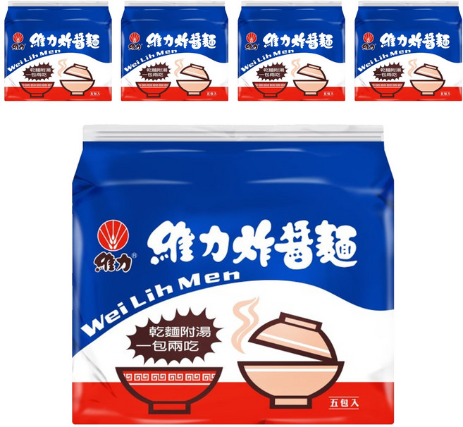 維力 維力炸醬麵 90g, 25包