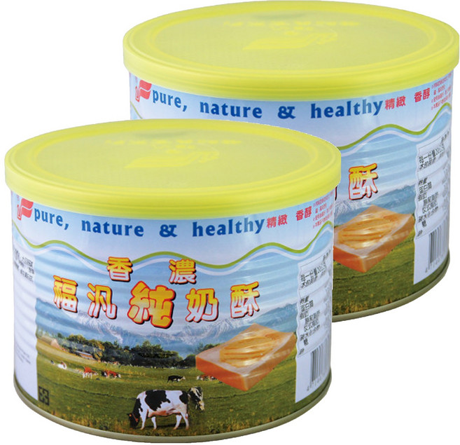 FUFANN 福汎 純奶酥, 1.6kg, 2罐