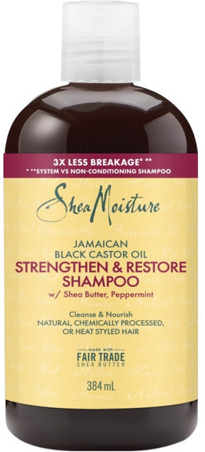시어모이스처 자메이칸 블랙 캐스터 오일 샴푸, 384ml, 1개