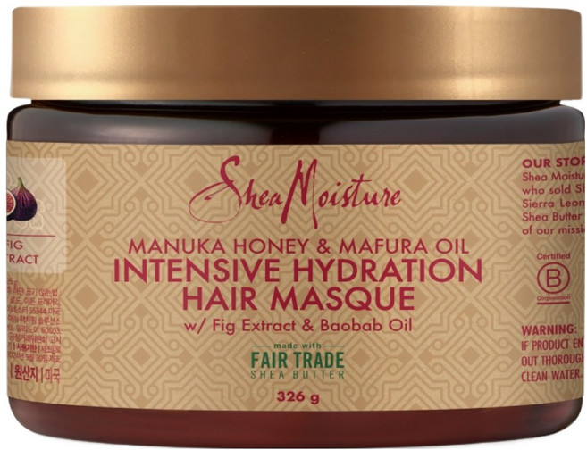시어모이스처 마누카허니 & 마푸라오일 인텐스 하이드레이션 헤어마스크, 326g, 1개