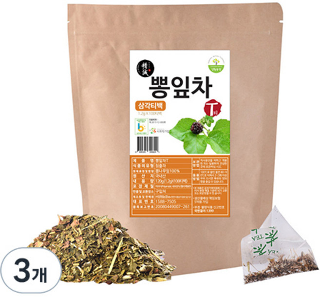 양원농장 뽕잎차, 1.2g, 100개입, 3개
