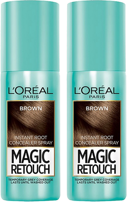 로레알파리 매직 리터치 헤어스프레이 75 ml, 브라운, 2개
