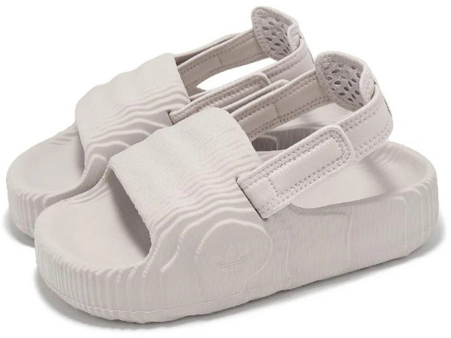 adidas 愛迪達 女款 ADILETTE 22 XLG W 涼鞋 IE5651, 膚色, 25.5cm