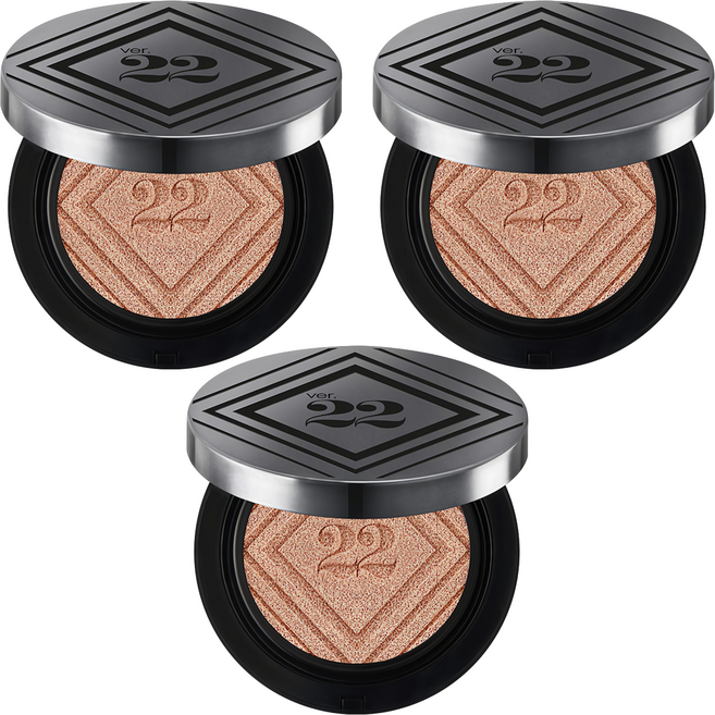 Chosungah 22 CNT 大王氣墊 Cica 安瓶 SPF50+ PA++++ 25g, 01 Light Beige, 3個