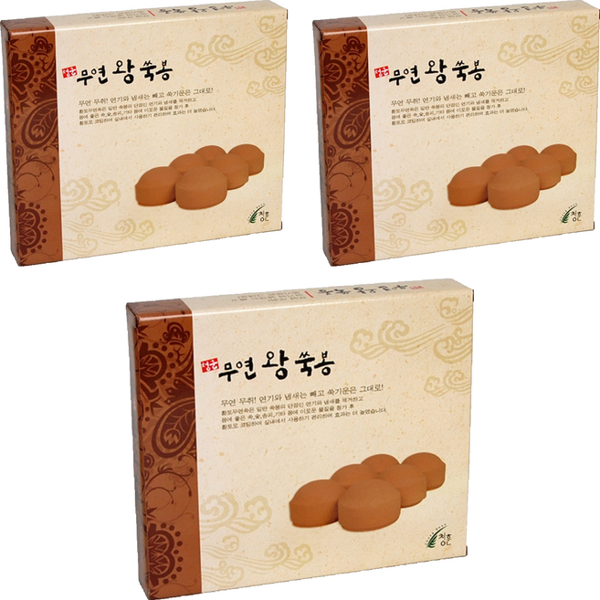 청훈 황토 무연왕쑥봉 30개입, 3개