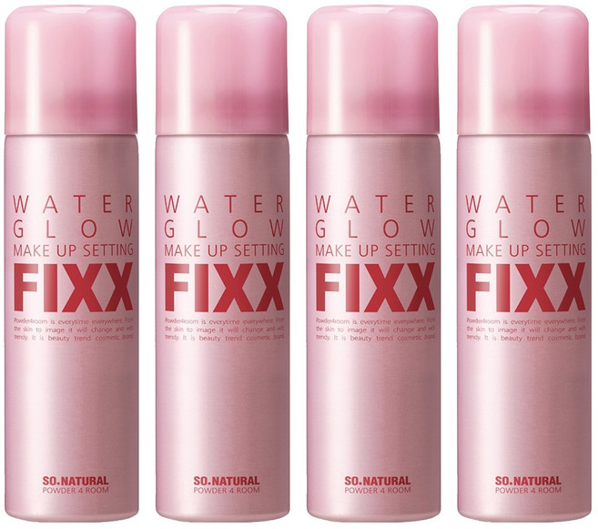 쏘내추럴 워터 글로우 메이크업 세팅 픽서, 75ml, 4개