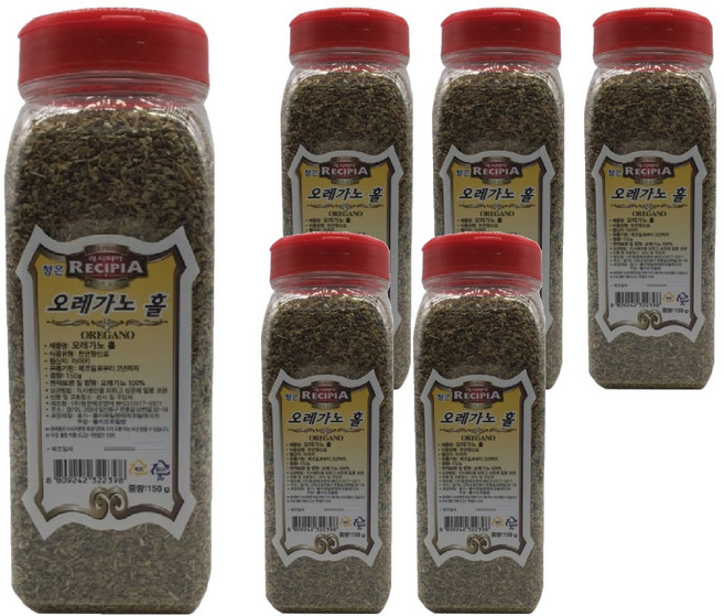 청은 오레가노 홀, 150g, 6개
