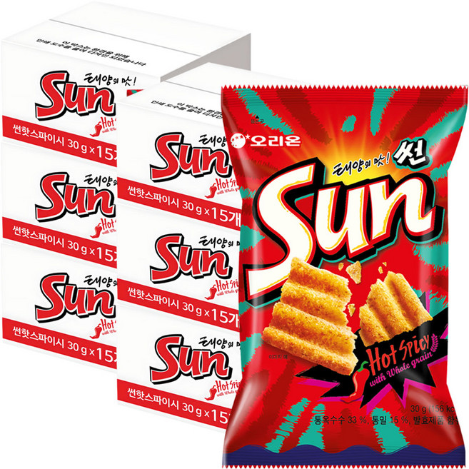 오리온 태양의 맛 썬, 30g, 90개