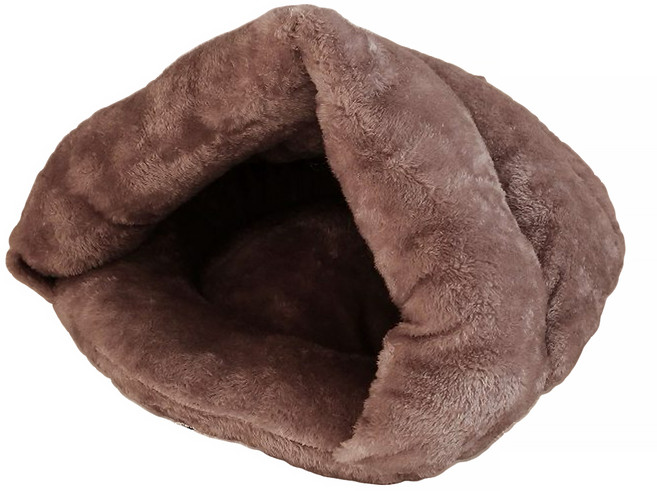 THiRTEEN 拾叁家居 tente小帳篷絨毛寵物窩, 1個, 咖啡色