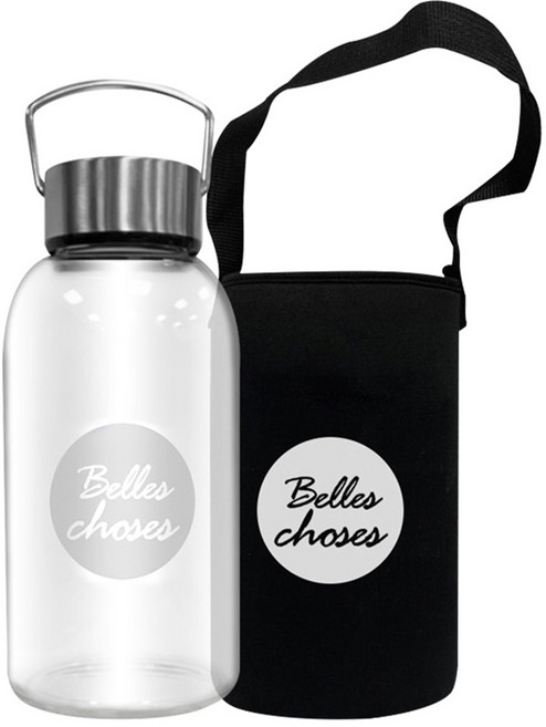 FUJI-GRACE 富士雅麗 高硼矽耐熱手提玻璃瓶, 銀色, 800ml, 1個