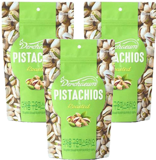 Derchaeum 구운 피스타치오, 150g, 3개
