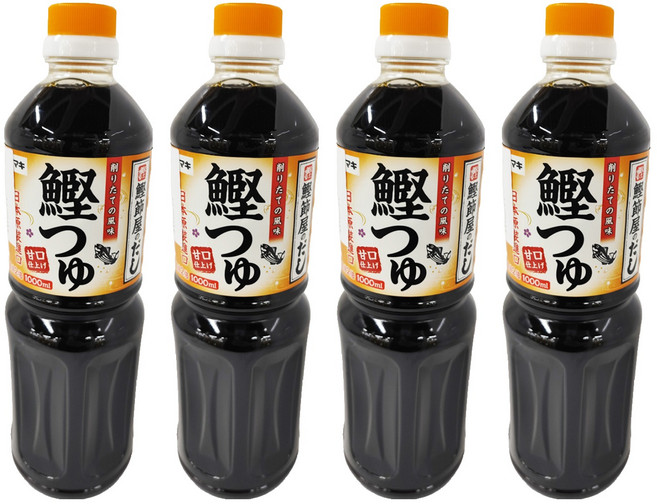 Yamaki 雅媽吉 甘口鰹魚露, 1L, 4瓶