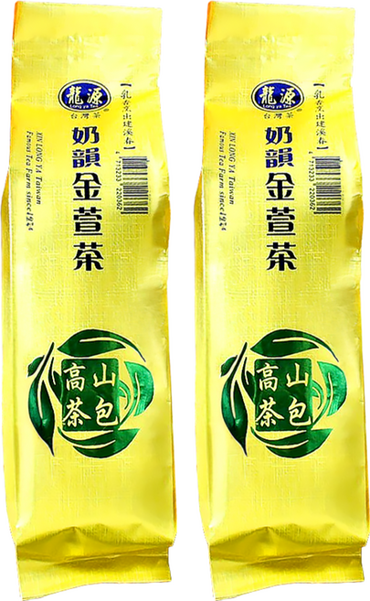 龍源茶品 鑫龍源 茶農職人經典台灣 奶韻金萱茶包, 2g, 30包, 2袋