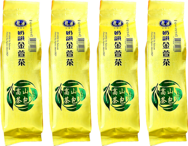 龍源茶品 鑫龍源 茶農職人經典台灣 奶韻金萱茶包, 2g, 30包, 4袋