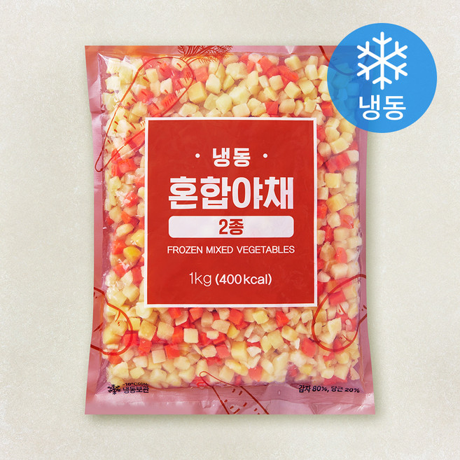 혼합야채 2종 (냉동), 1개, 1kg