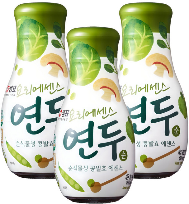 샘표 요리에센스 연두 순, 150ml, 3개
