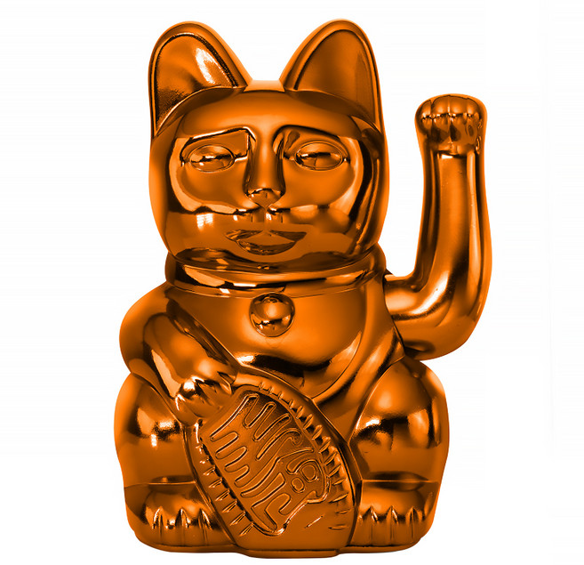 DONKEY 幸運繽紛招財貓, 電鍍銅