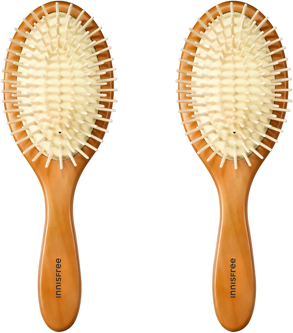 이니스프리 패들 헤어 브러시, 혼합색상, 2개