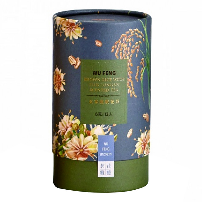 霧峰區農會 玄米龍眼花茶, 6g, 12個裝, 1罐