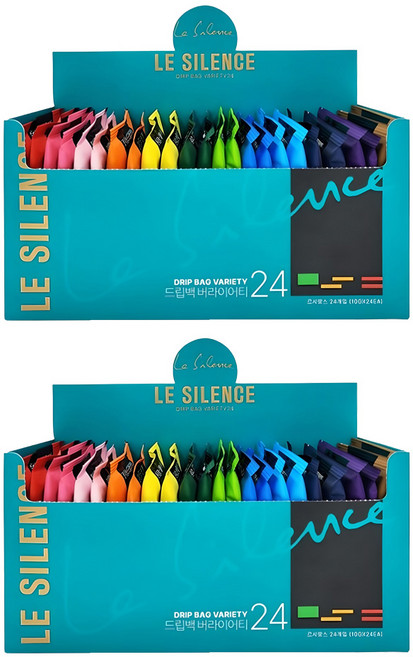르시랑스 버라이어티 드립백커피 세트, 10g, 24개입, 2세트