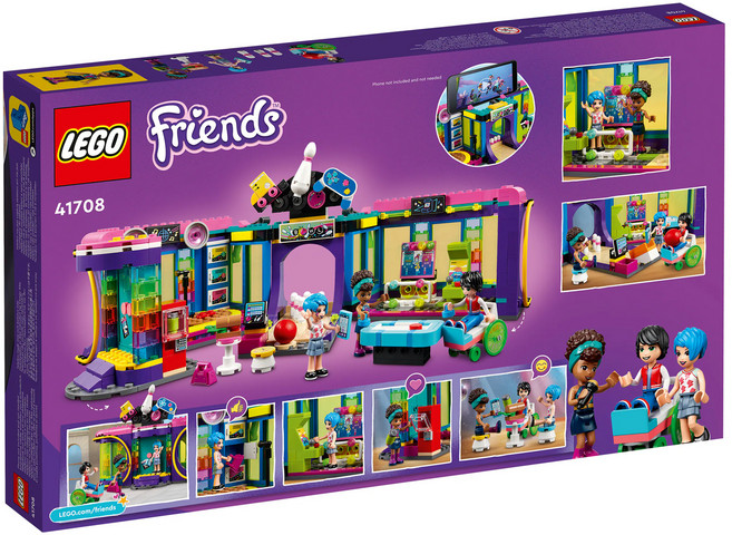 LEGO 41708 好朋友系列, 復古迪斯可遊樂場 Roller Disco Arcade, 1盒