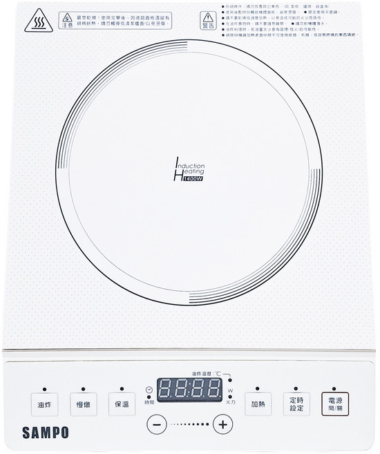 SAMPO 聲寶 微電腦變頻IH電磁爐 2.5kg, KM-VB14Q, 普通型