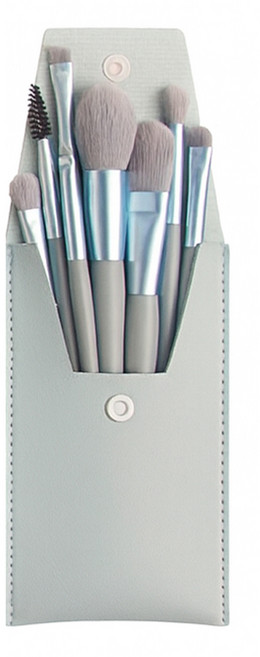 쭈니즈 메이크업 브러쉬 립 아이 블러셔 쉐딩 파우더 미니 브러쉬세트, 진파랑, 1개