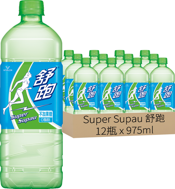Super Supau 舒跑 運動飲料, 975ml, 12瓶