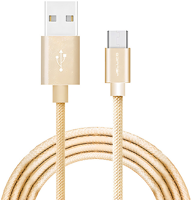 JELLiCO 杰力科 速騰系列 TypeC長距離使用傳輸線 USB-TYPE C, 2m, 金色, 1條
