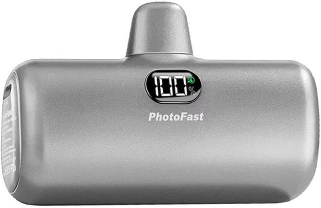 PhotoFast 銀箭資訊 PD快充 口袋電源 5000mAh Lightning, PB2700, 午夜灰