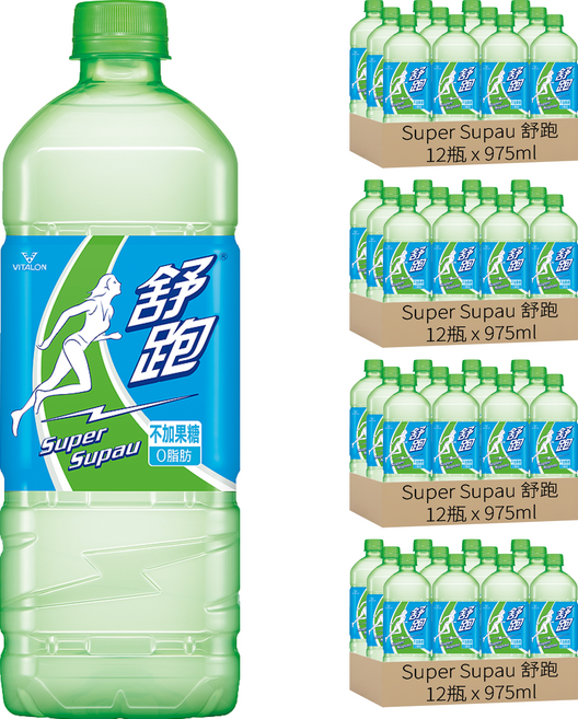 Super Supau 舒跑 運動飲料, 975ml, 48瓶