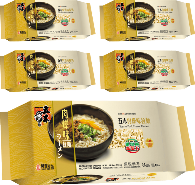 五木 肉燥拉麵, 321g, 5包