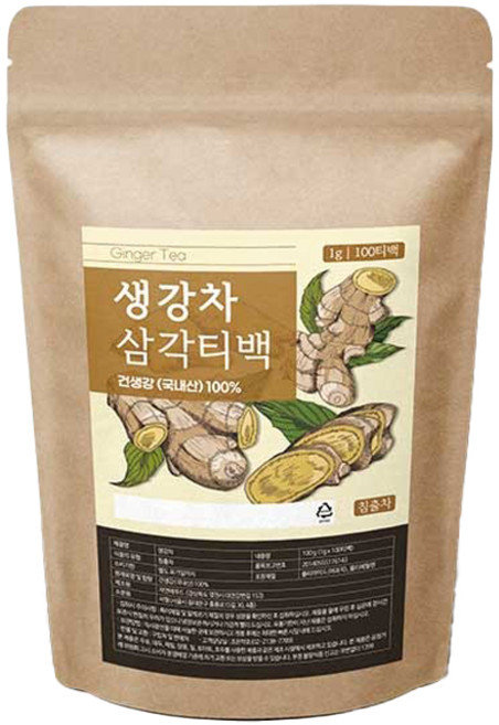 조은약초 생강차 삼각티백, 1g, 100개입, 1개