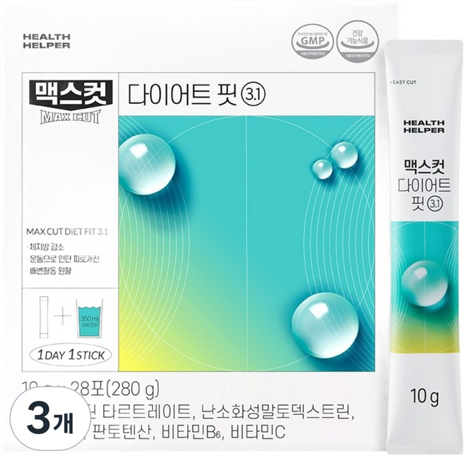 HEALTH HELPER Max Cut 瘦身塑身 3.1 28入, 280g, 3個
