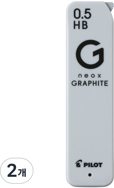 파이롯트 new 네옥스 그라파이트 샤프심 HB, 0.5mm, 2개