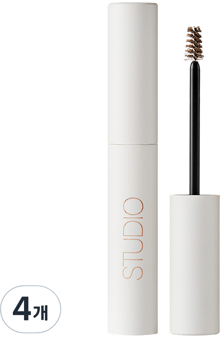 더샘 스튜디오 슬림 브로우 카라 4.5g, 02 딥 브라운, 4개