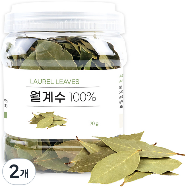 wooriga. 月桂葉, 70g, 2個