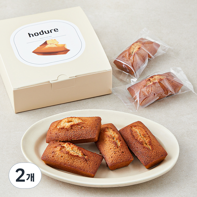호두르 플레인 쌀 휘낭시에, 42g, 6개입, 2개