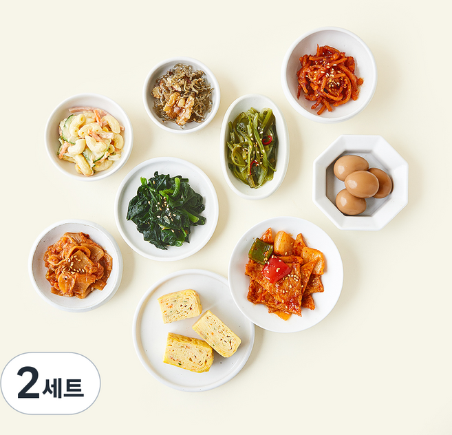 정미경키친 베스트 반찬 9종 세트 B, 320g, 2세트